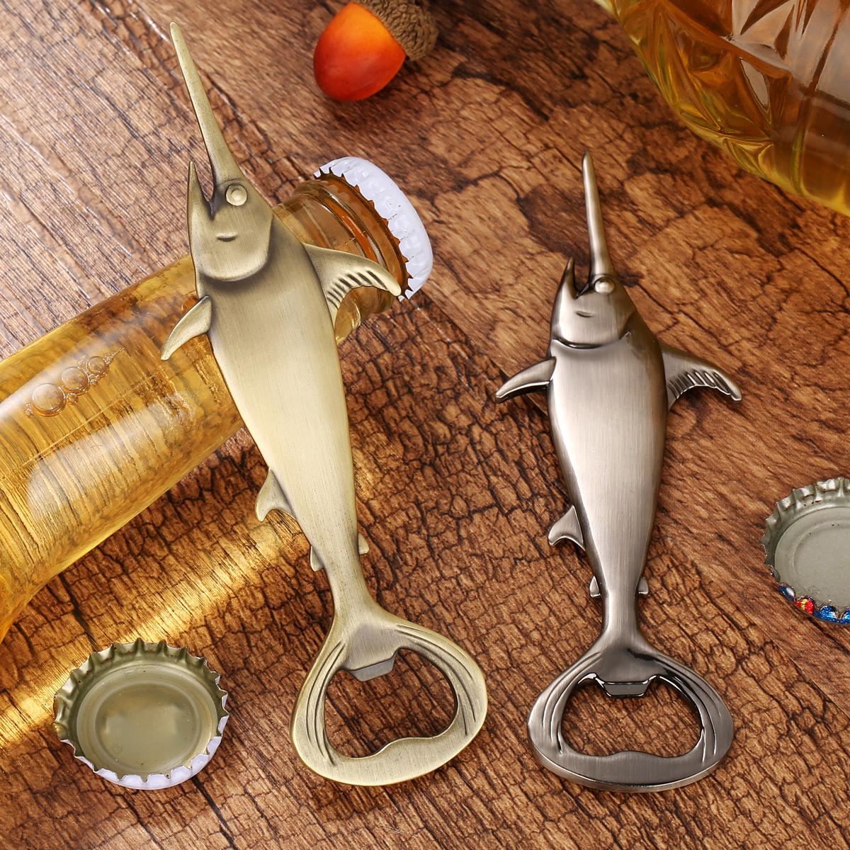 Creative Swordfish Handle Metal Beer Bottle Openers Kitchen Bar Accessories Tools Beer Gifts Beer